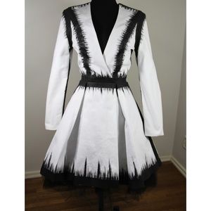 Adolfo Sanchez Hand-Painted Cocktail Dress
